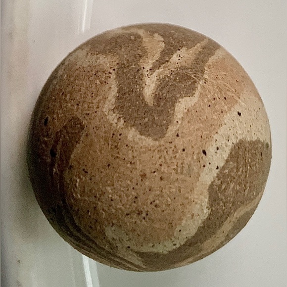 Vintage 1” 25.5mm Large Swirled Clay Marble - Picture 11 of 13